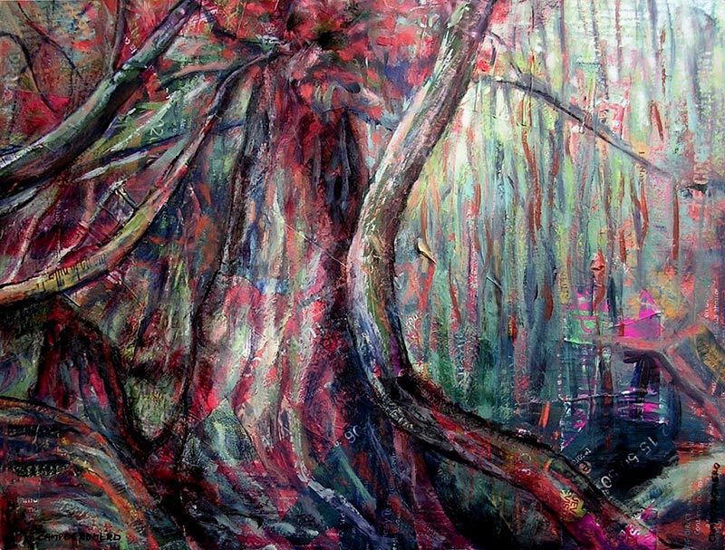 Pintora Elisa Campos -Troncos